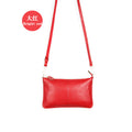 Foreign Trade Japanese-Style New Leather Bag for Women, Ultra-Thin Envelope Clutch, Large Capacity, Simple and Fashionable Crossbody Shoulder Bag