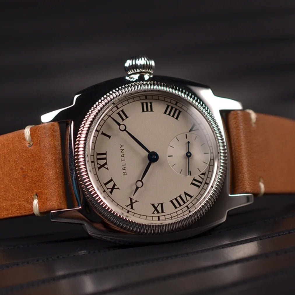 Baltany 1926  Tribute Watches Stainless Steel Case VD78 Quartz Movement Sapphire100M Waterproof Retro Wristwatch