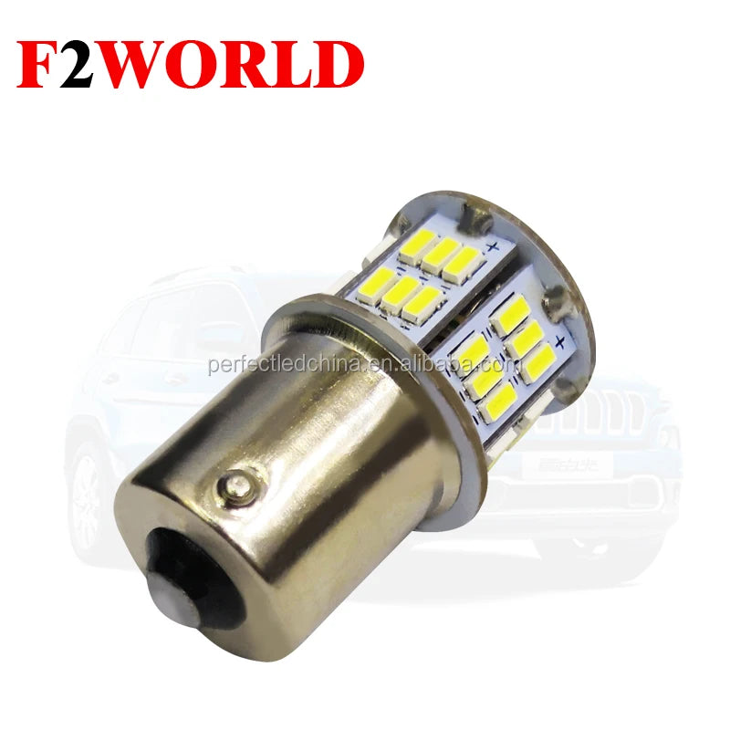 Perfect 12V LED Parking & Tail Light Bulbs 3014 54SMD 1156 1157 New Turn Brake LED Lighting Condition New