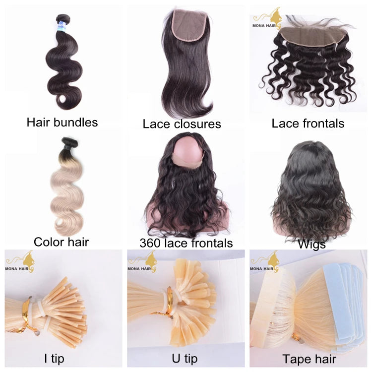 Guangzhou Mona Hair Factory Peruvian Raw Straight Virgin Hair 100g Bundles Steam Made Textures Raw Peruvian Hair