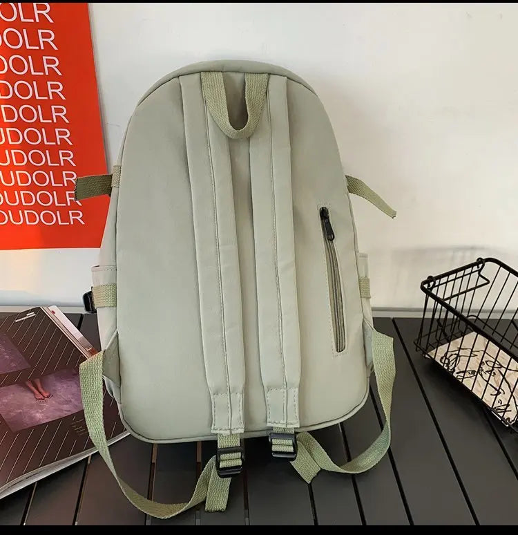 Multiple Pocket Backpack Men Canvas Insert Buckle Designer Bag Teenager Laptop Backpacks Student College School Bags For Women