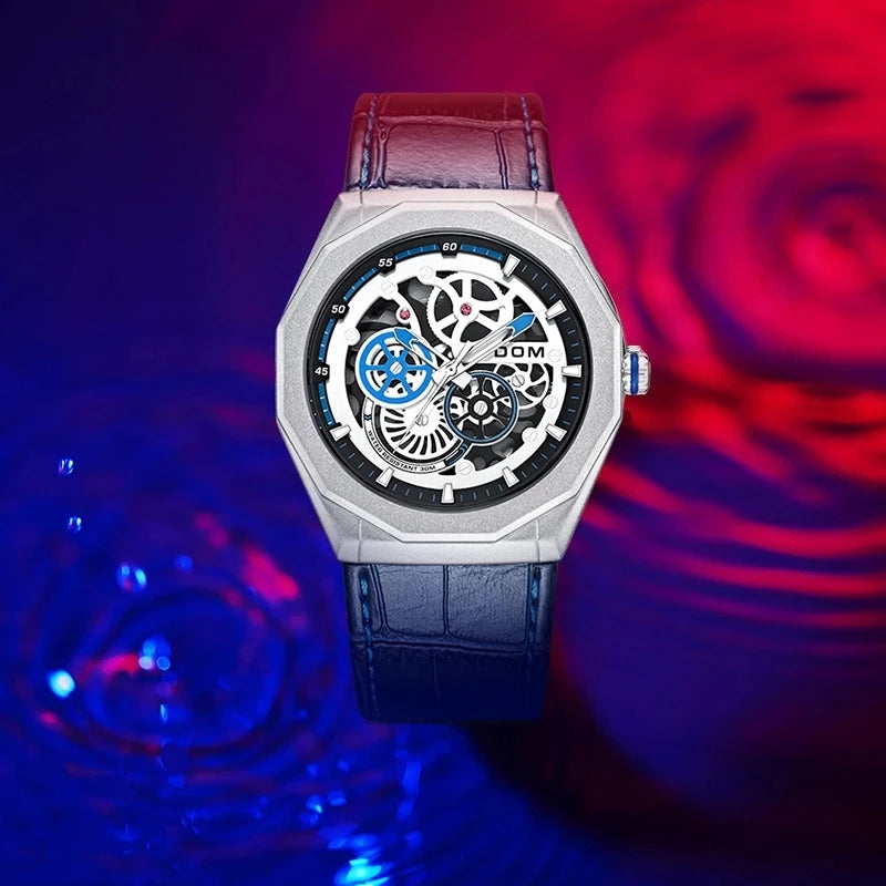 DOM  M-1502 Wristwatch Fashion Personality Sports Belt Quartz Men's Watch