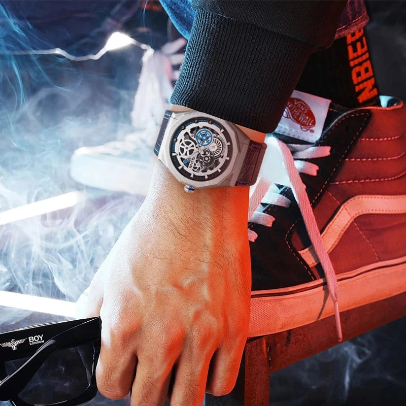 DOM  M-1502 Wristwatch Fashion Personality Sports Belt Quartz Men's Watch