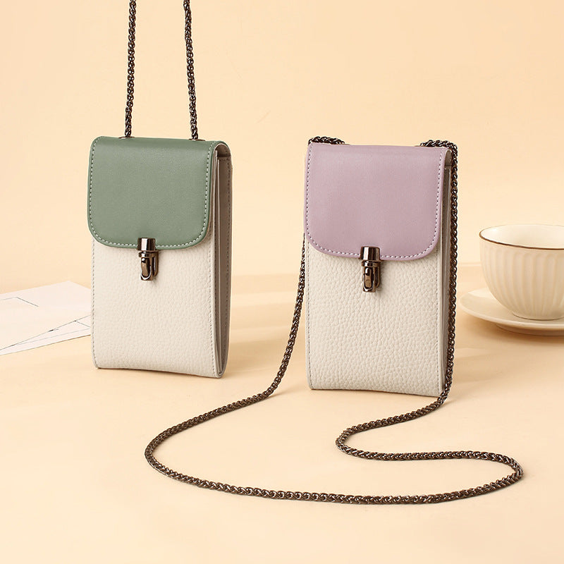 Foreign Trade Japanese-Style New Leather Bag for Women, Ultra-Thin Envelope Clutch, Large Capacity, Simple and Fashionable Crossbody Shoulder Bag