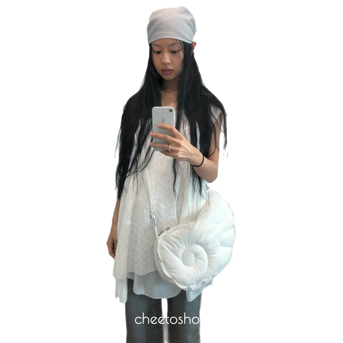 Spot Korean Style Angel Wings Shape Adjustable Shoulder Strap Single Shoulder Crossbody Bag Armpit Bag Embroidered Bag