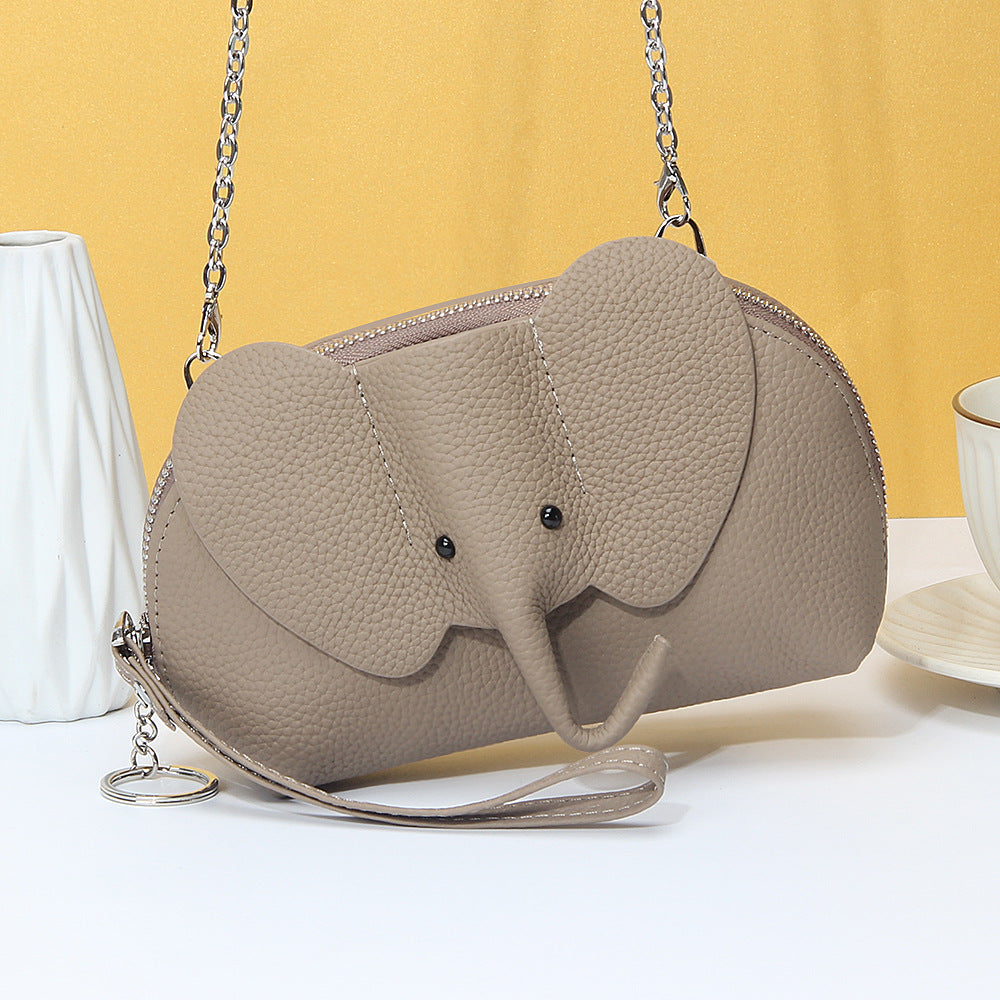 Foreign Trade Japanese-Style New Leather Bag for Women, Ultra-Thin Envelope Clutch, Large Capacity, Simple and Fashionable Crossbody Shoulder Bag