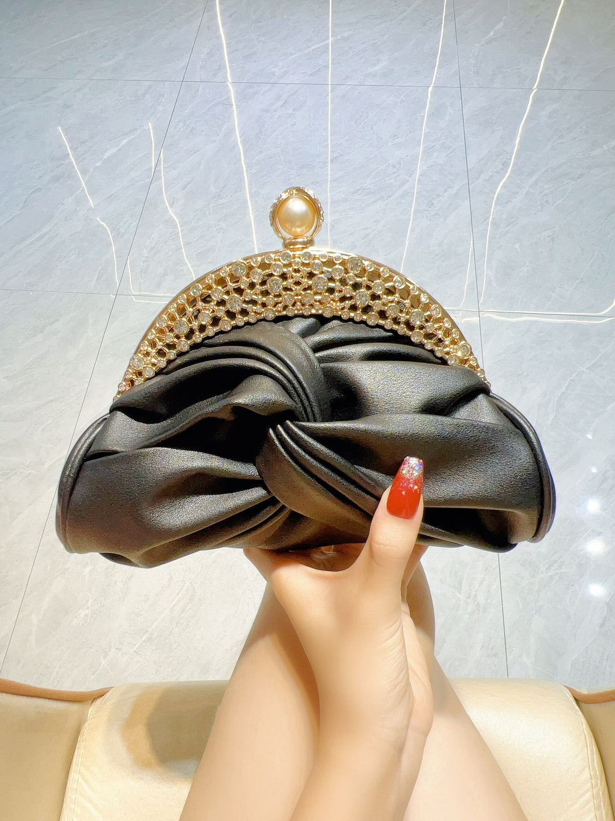 New Cross-border Diamond-encrusted High-class Celebrity Handbag Mini Handbag Clutch Bag Shoulder Crossbody Dinner Bag