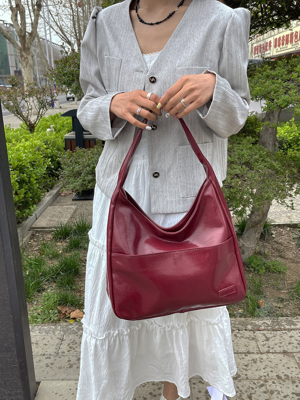 Bag Autumn 2025 New Women's Bag Tote Bag Shiling Large Capacity Shoulder Bag Handbag Crossbody Shoulder Bag