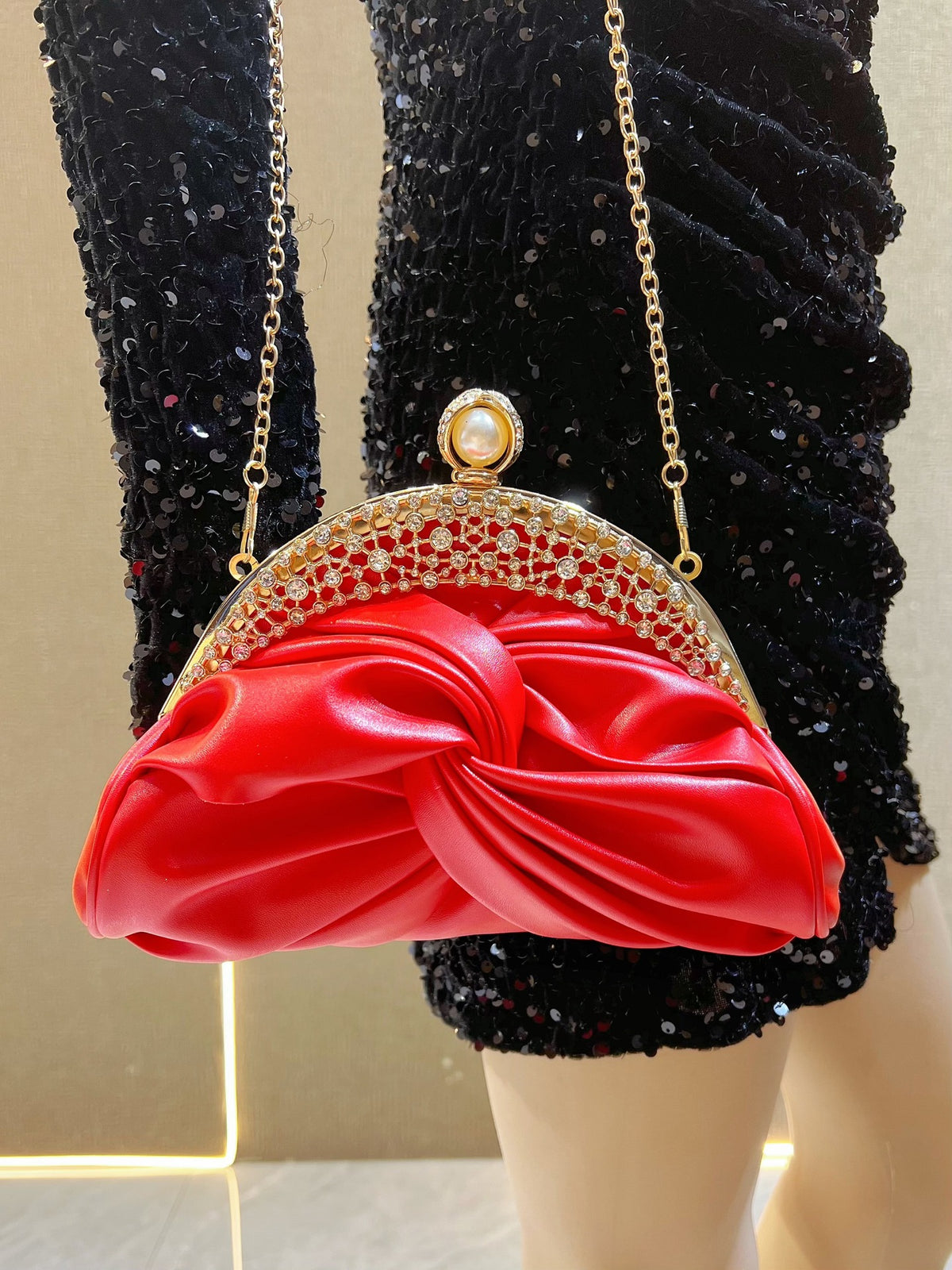 New Cross-border Diamond-encrusted High-class Celebrity Handbag Mini Handbag Clutch Bag Shoulder Crossbody Dinner Bag