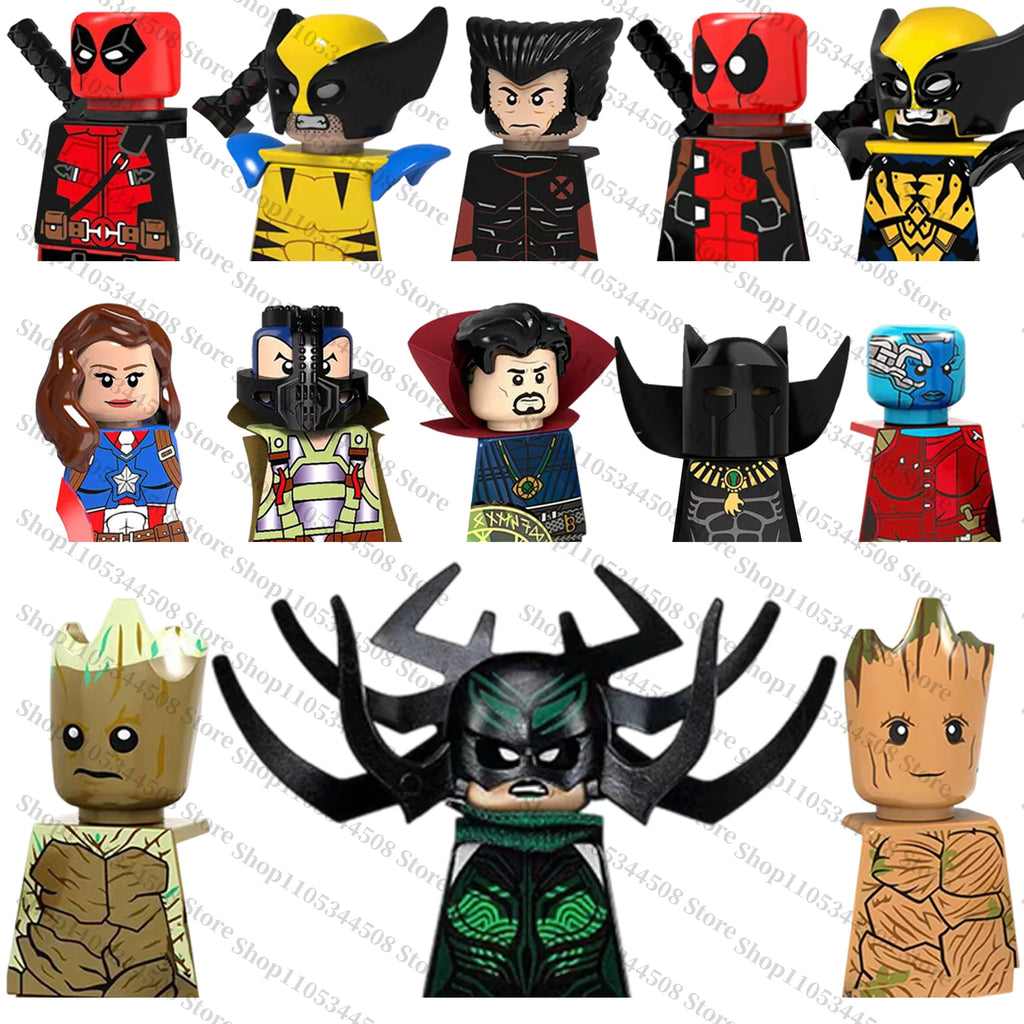 Superhero KDL851 PG1861 PG278 building block figurines mini assembled block toys suitable for collection and as festival gifts