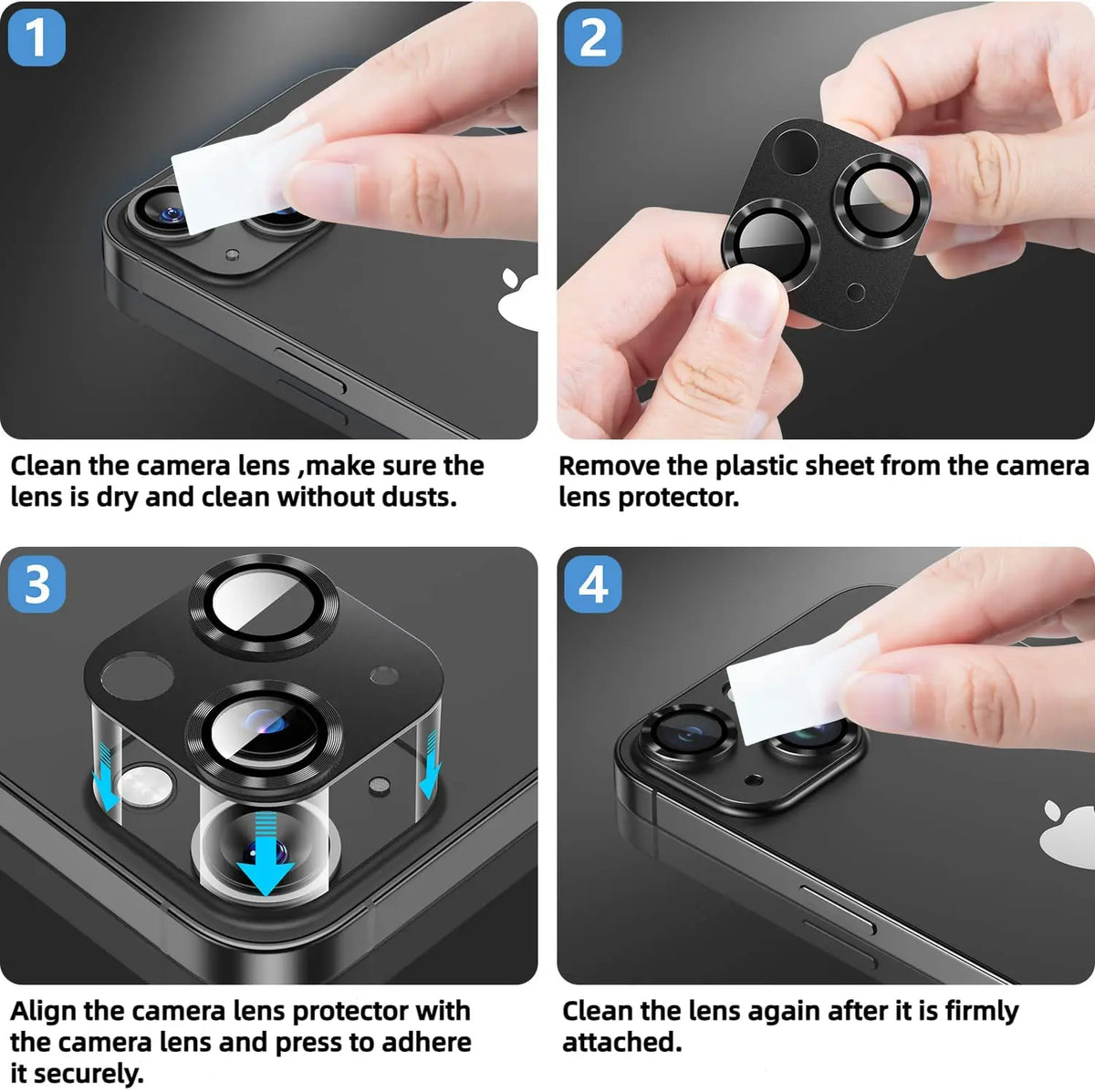 Metal Tempered Glass Camera Lens Protector ZZi Cover For iPhone 14 Plus 13 Pro Max 12 Mini 14Plus 14Pro 13Pro Phone Accessory
