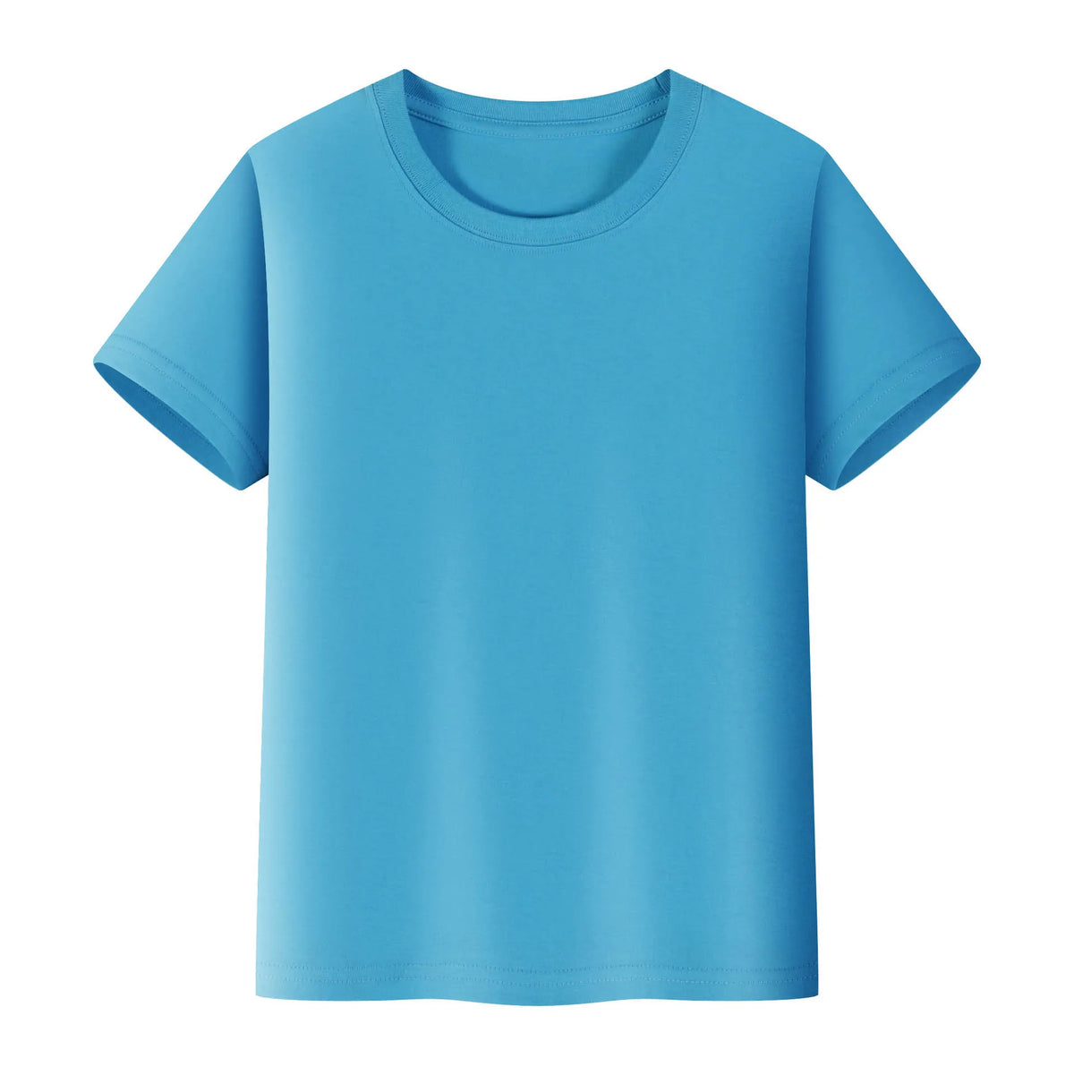 1 to 14 Years Boys T Shirts 100% Cotton Plain Girl T Shirt Sports Black White Children's Tees Short Sleeve Teenage Baby Clothing