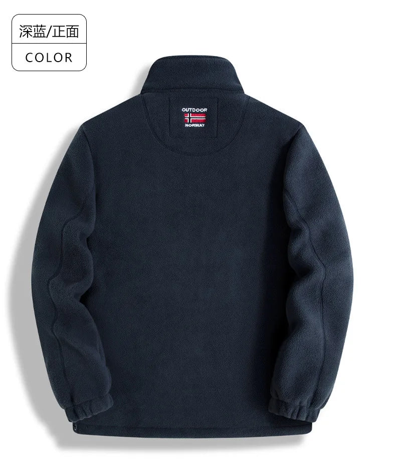 Men's Fleece Jacket for Autumn and Winter - New Style, Warm & Outdoor Cold-Resistant
