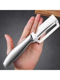 1/2PCS 2-in-1 Stainless Steel Vegetable Peeler Multifunctional Fruit Peeling Tool with Bottle Opener for Kitchen