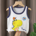 Cotton Cartoon Kids Boys Casual Tank Tops For Baby Summer Children Vests For Girls Clothing