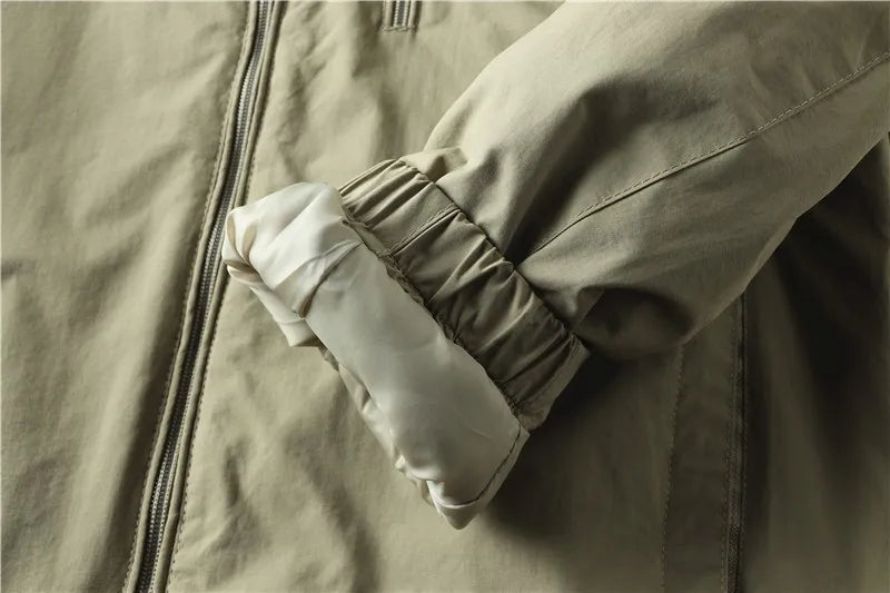 For Autumn and Winter, Men's Casual, Detachable, Hooded, Windbreaker, Loose and Warm Jacket