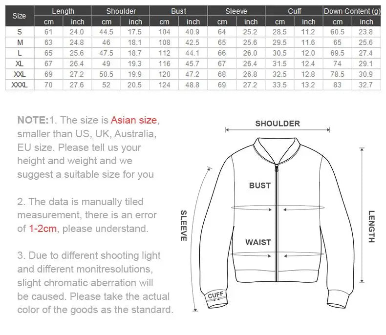 Maden Winter Men's Stand-up Collar Down Jacket Lightweight Hydrophobic White Duck Down Filling Coat Warm Inner Layer for Fall