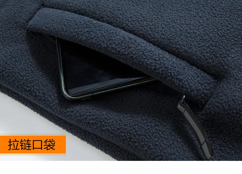 Men's Fleece Jacket for Autumn and Winter - New Style, Warm & Outdoor Cold-Resistant
