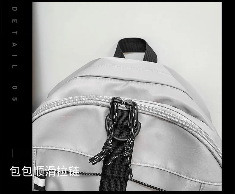 Backpack men and women cool backpack leisure junior high school students backpack personality skateboard