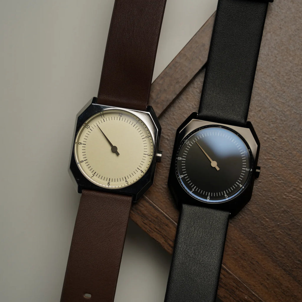 SKU Retro One Pointer Watch for Men - Vintage Style Square Quartz Watch Unique Design Fashion Wristwatch for Man Men Alloy Watch