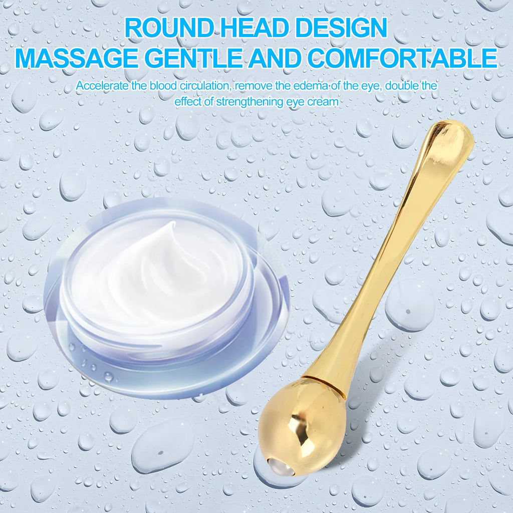 Face Massage Stick Anti Wrinkle Eye Cream Applicator Mask Mixing Spatulas Scoop Eyes Massage Beauty Stick for Facial Care