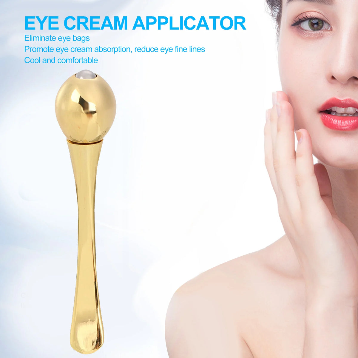 Face Massage Stick Anti Wrinkle Eye Cream Applicator Mask Mixing Spatulas Scoop Eyes Massage Beauty Stick for Facial Care