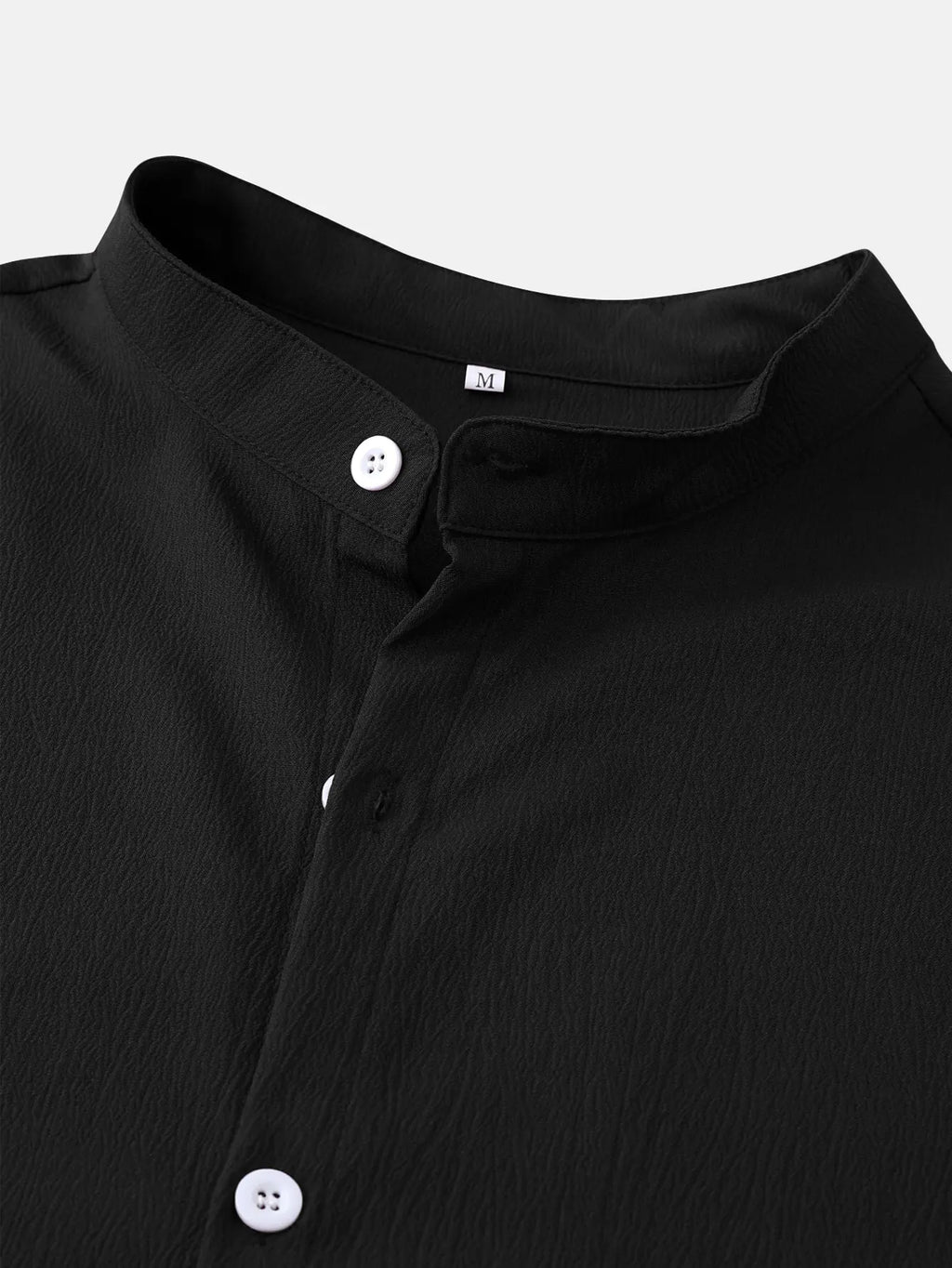 Summer Fashion Men's Short Sleeve Button Down Henley Shirts Casual Solid Beach Shirt