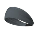 New Custom Logo High Elasticity Sweat Absorbing Women Yoga Hairband Solid Color Sports Men Non-slip Cycling Football Headbands