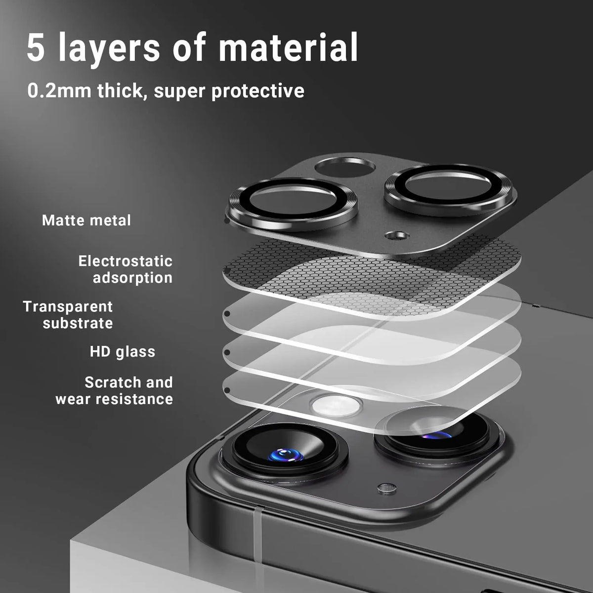 Metal Tempered Glass Camera Lens Protector ZZi Cover For iPhone 14 Plus 13 Pro Max 12 Mini 14Plus 14Pro 13Pro Phone Accessory