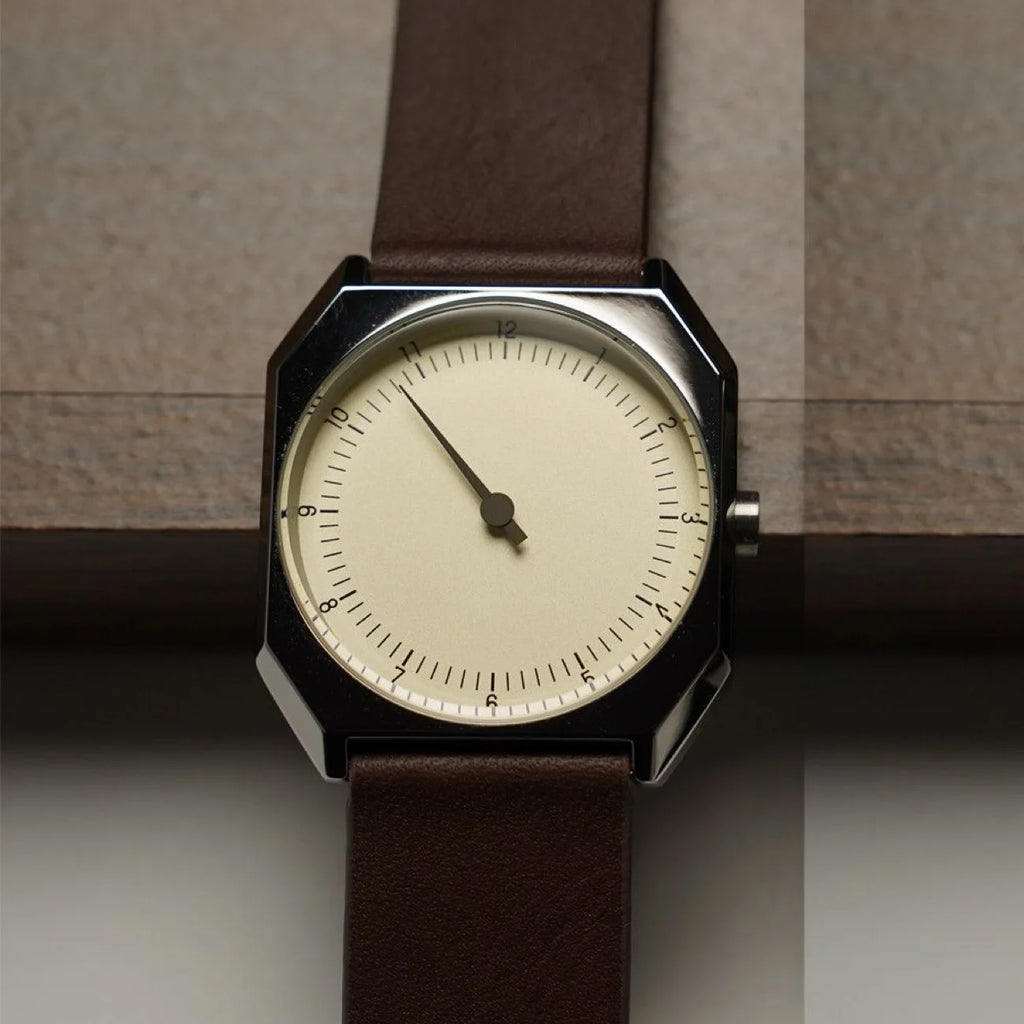 SKU Retro One Pointer Men's Watch Vintage Style Square Quartz Unique Design Fashion Alloy Wristwatch