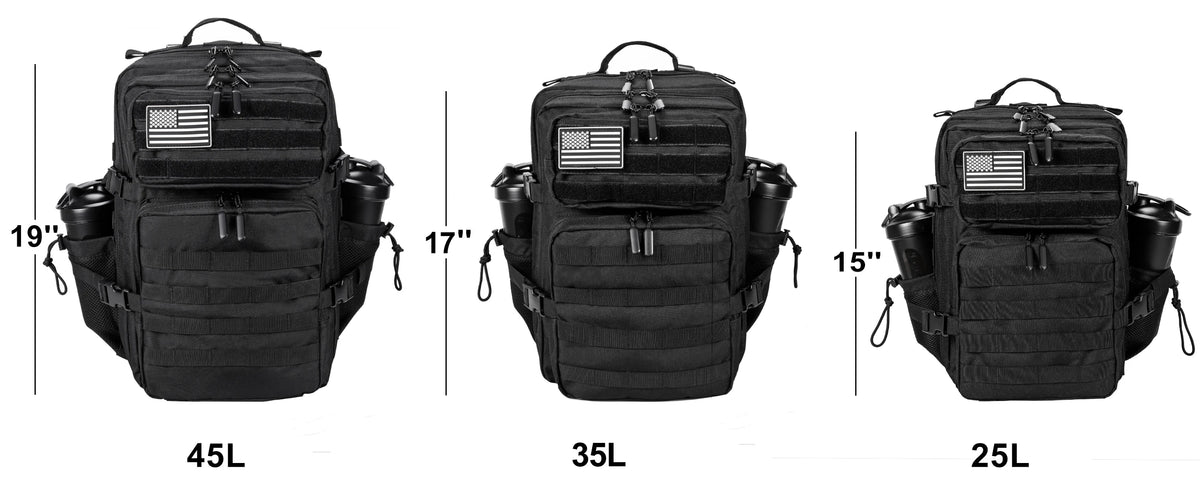 LHl 35L Tactical Backpack Small Athlete Gym Bag for Men/Women Qutdoor Travel Hiking Molle Rucksack with Bottle Holder