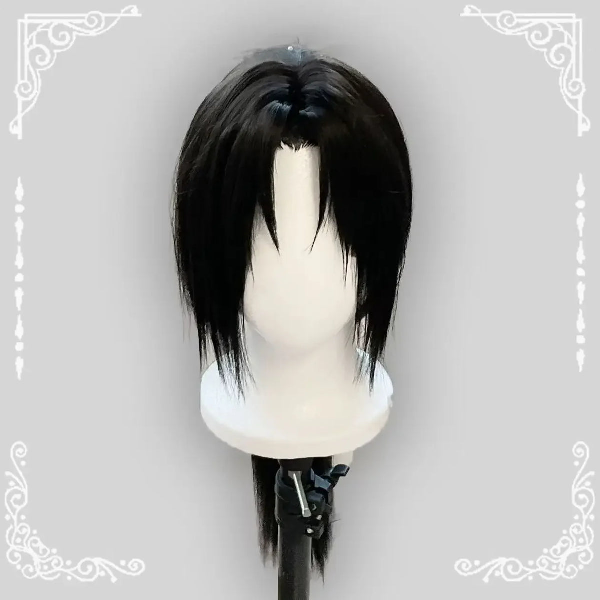 Anime Uchiha Itachi Cosplay perruque Itachi Uchiha longue ligne droite noir résistant à la chaleur cheveux synthétiques 2025