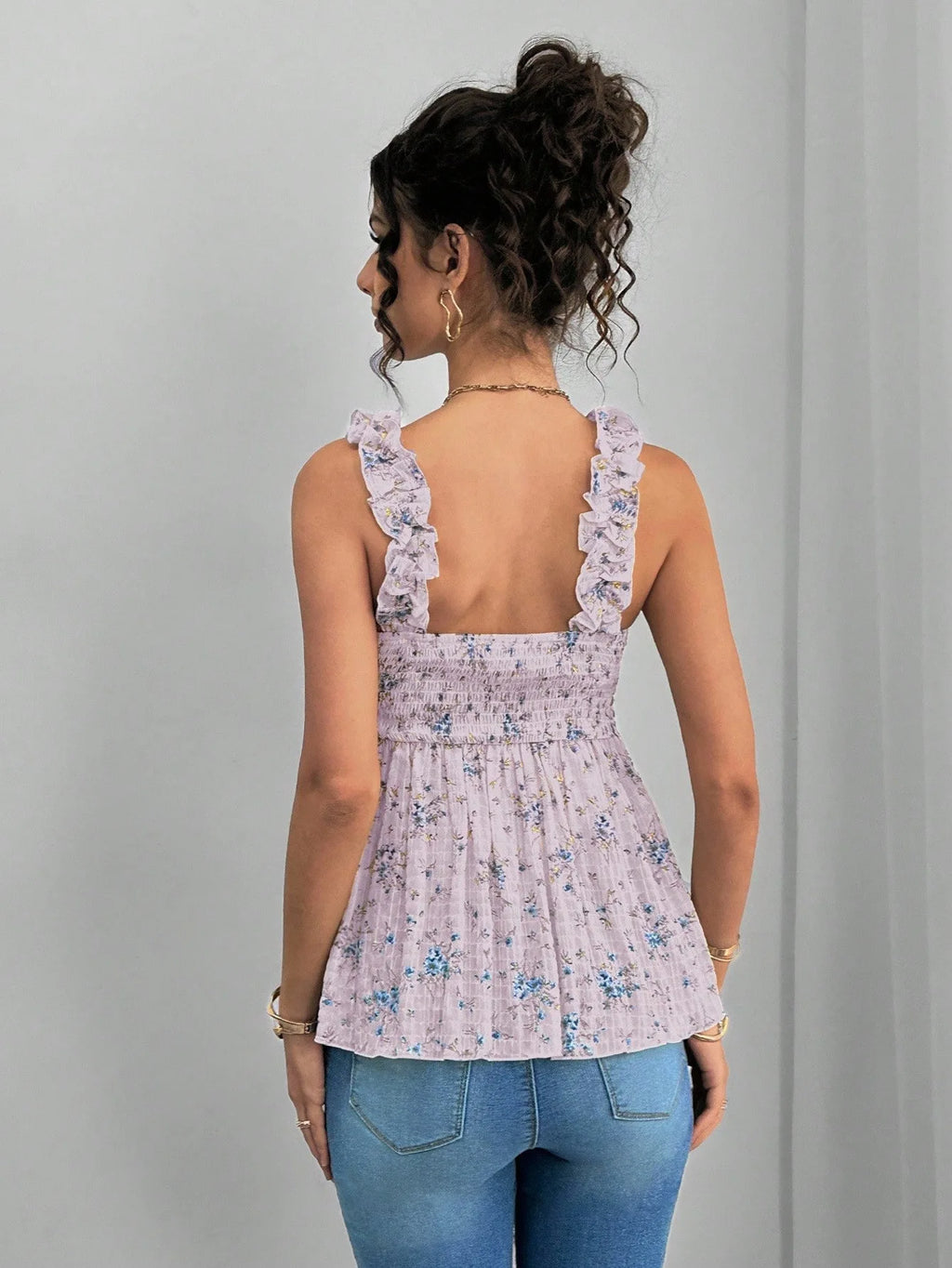 Maternity Clothing Spring and Summer New Printed Suspenders Maternity Top Square Collar A Word Maternity Vest Pregnancy Shirt