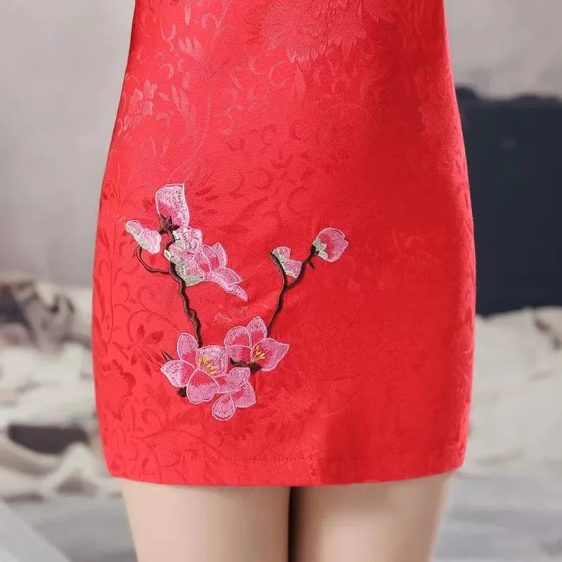 Tang Costume Girl Dress Qipao Children Outfit Stage Party Cheongsams Baby Hanfu Kids Clothing Vestidos Summer Girls Dresses