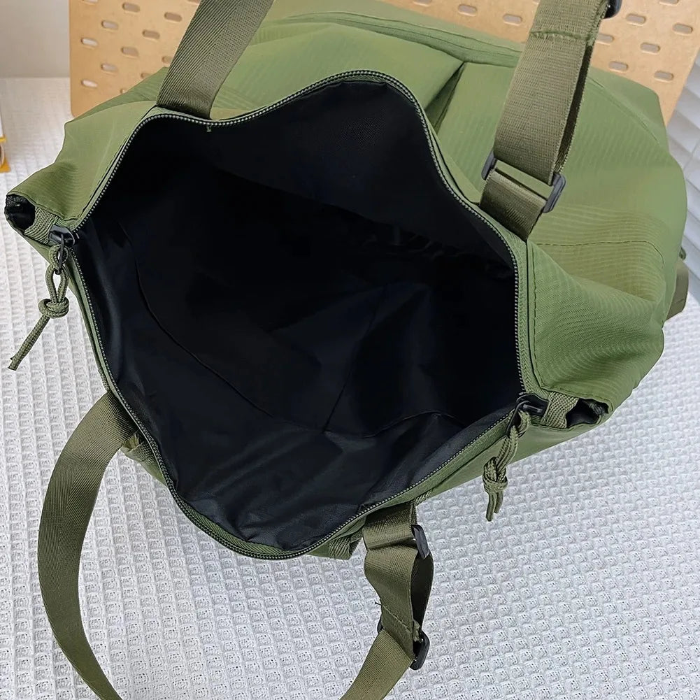Y2K Unisex Large Capacity Nylon Backpack Men Waterproof Sports Bag Women Casual Travel Backbag Trend School Bags Leisure Handbag