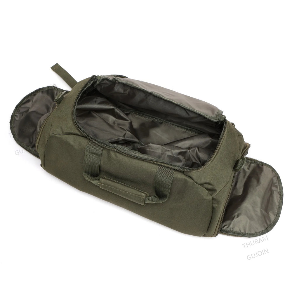 Tactical Gym Backpack with Shoe Compartment Convertible 3-in-1 Duffel Sling Bag for Men Women Weekender Overnight Travel Bag