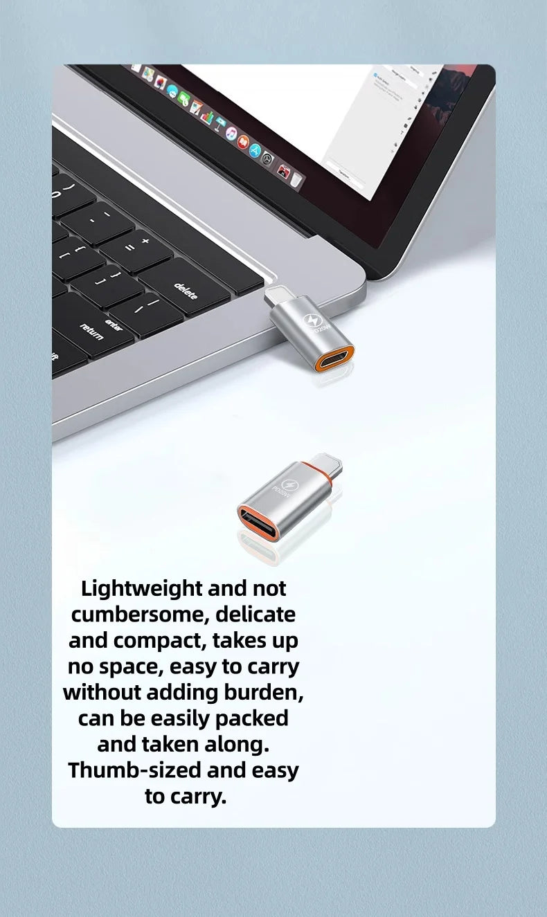 USB C To Lightning Fast Charging Adapter 20W  Mobile Phone Charging Suitable For Iphone Type C To IOS Converter
