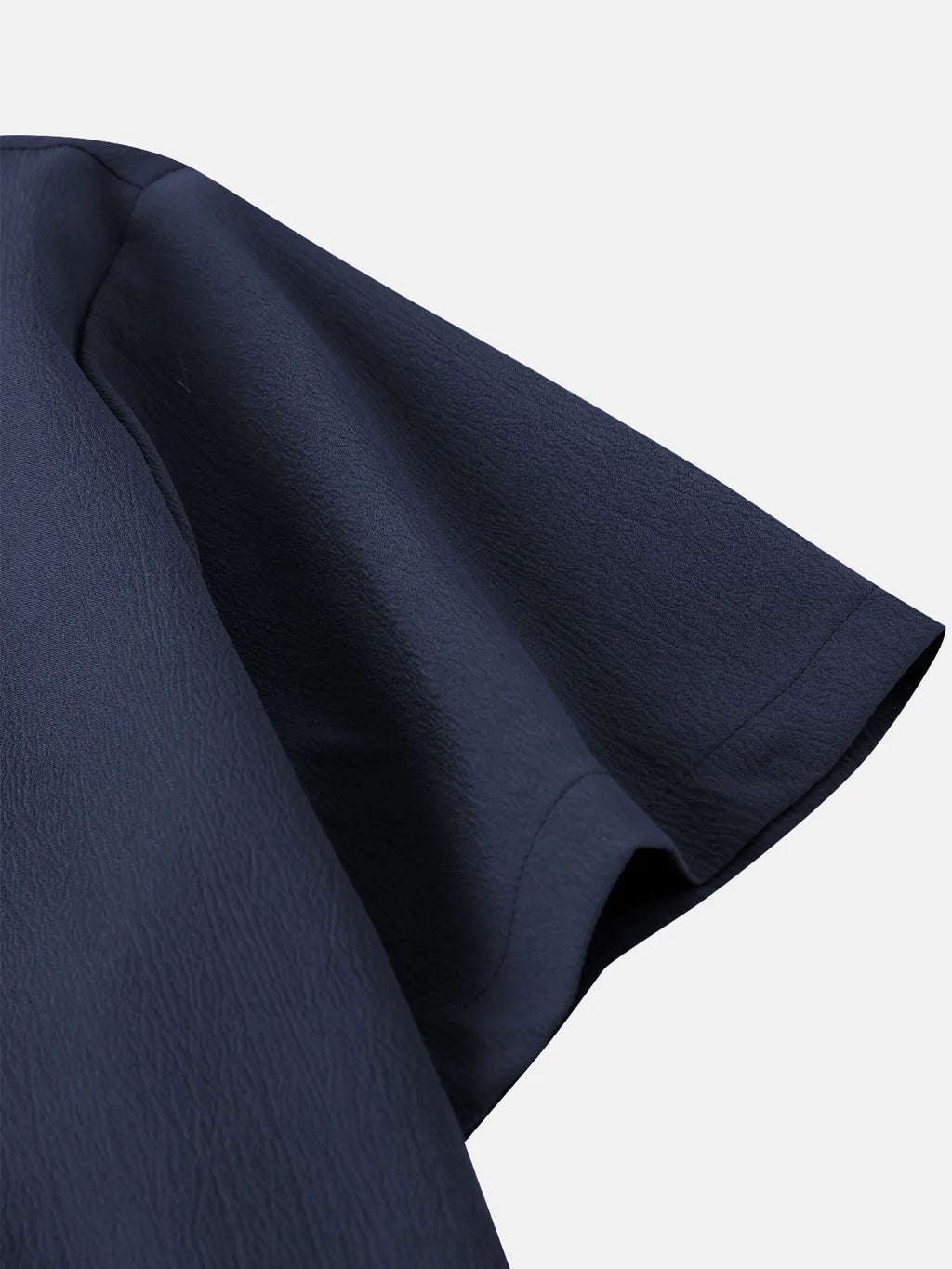 Summer Fashion Men's Short Sleeve Button Down Henley Shirts Casual Solid Beach Shirt