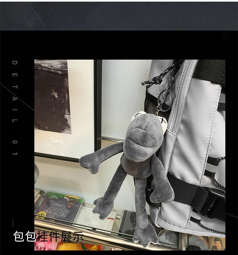Backpack men and women cool backpack leisure junior high school students backpack personality skateboard