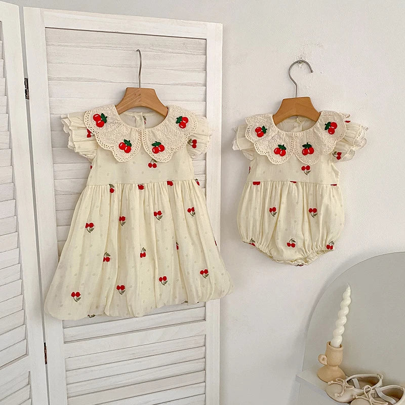 2026 New Spring Infant Baby Girls Romper Baby Girl Clothing Long Sleeved Embroidery 0-24M Newborn Baby Girls Bodysuits