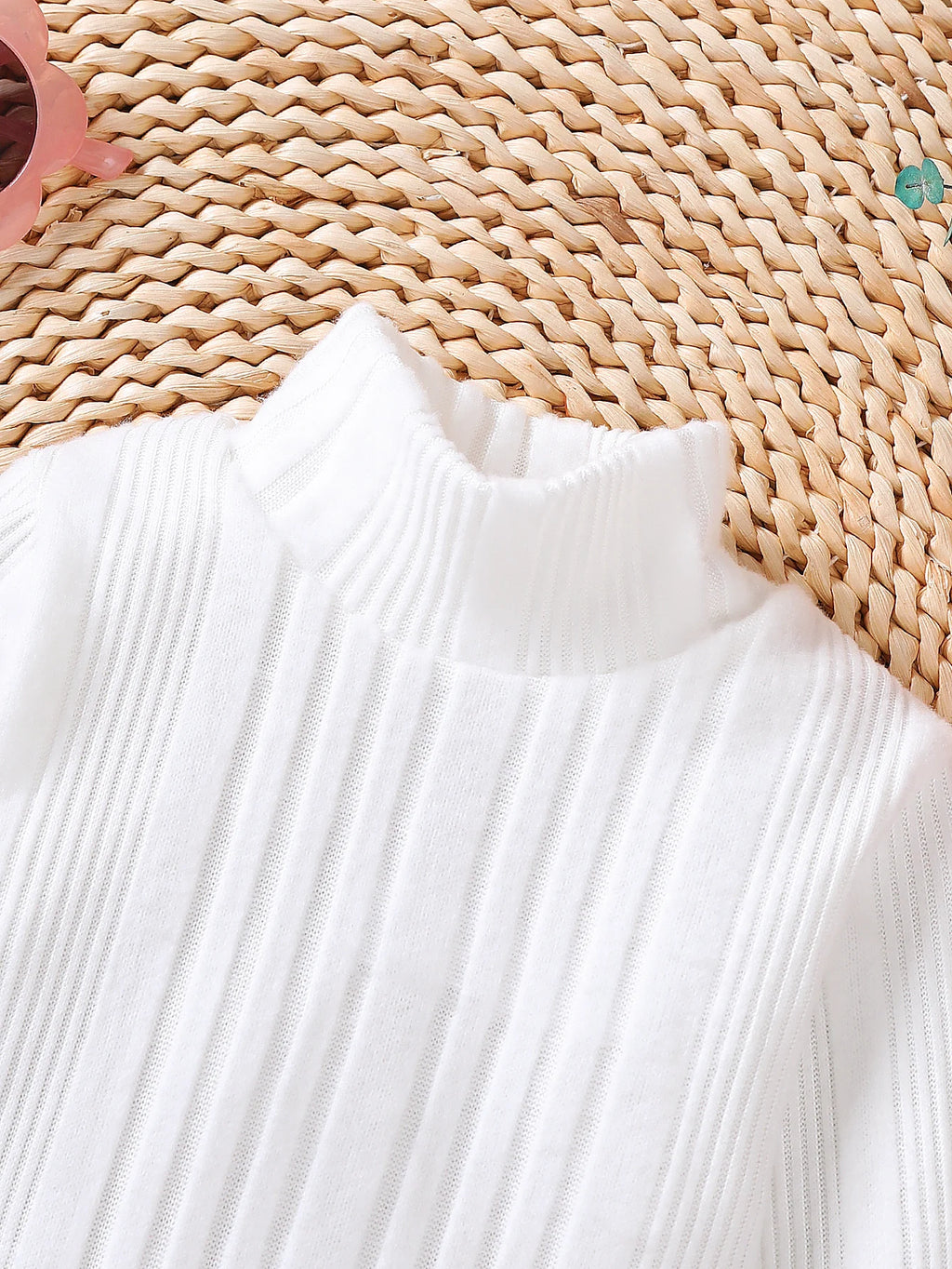 Baby Girl Christmas 2Pcs Outfit Set Sweet Top Ruffle Bow Suspender Jumpsuit Pants Autumn Winter Baby Clothing for 0‑18 Months