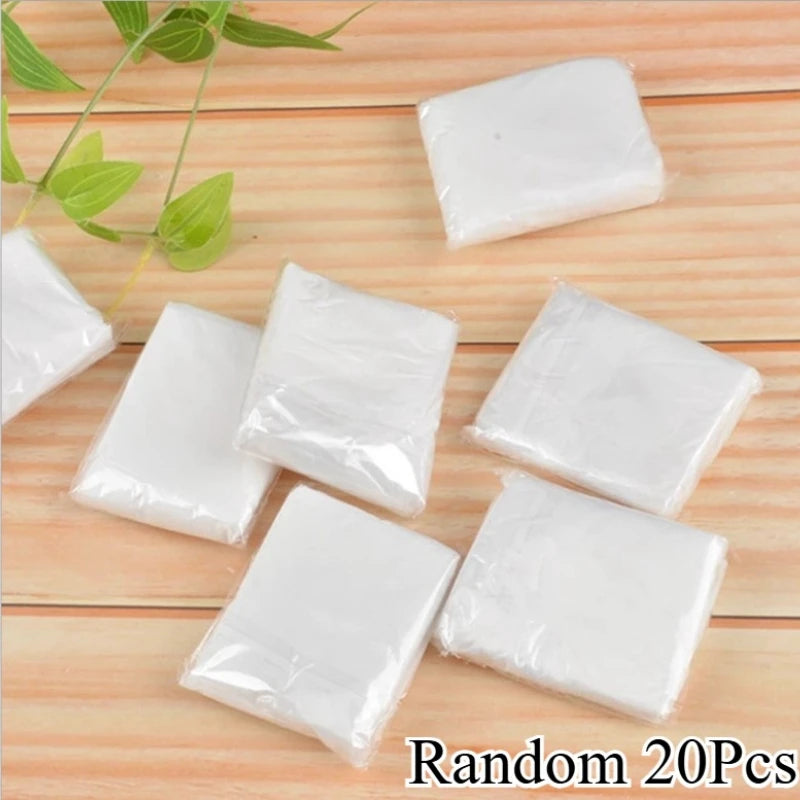 20Pcs Disposable Hair Salon Cape, Transparent Plastic, Suitable For Hair Coloring, Perming, Haircuts, Hairstyling, And Washing