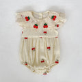 2026 New Spring Infant Baby Girls Romper Baby Girl Clothing Long Sleeved Embroidery 0-24M Newborn Baby Girls Bodysuits