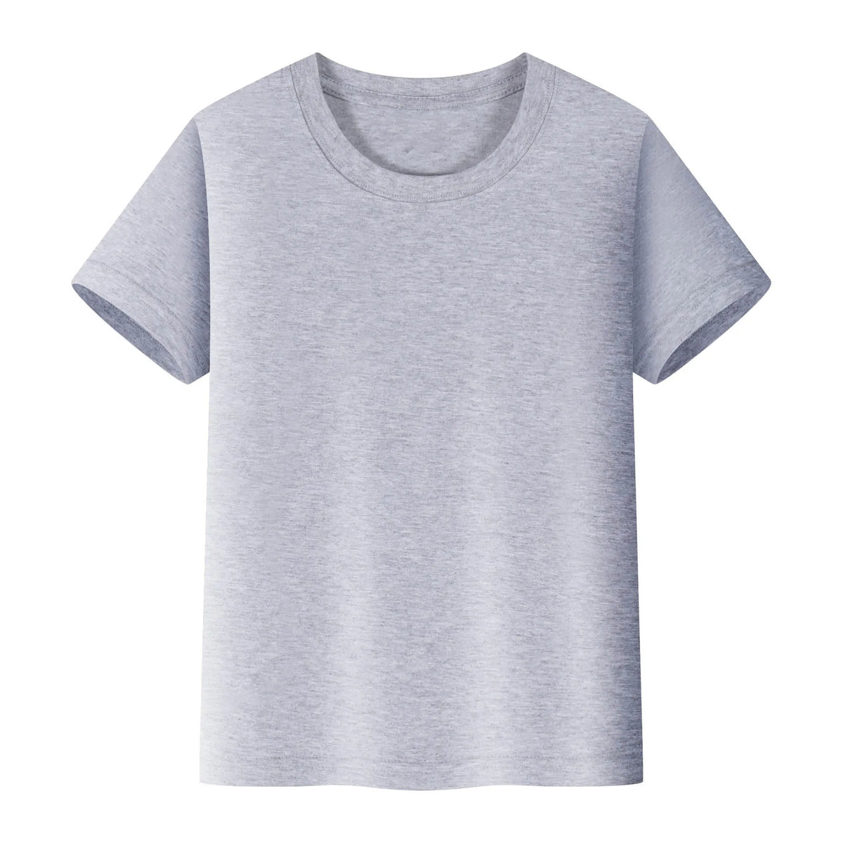 1 to 14 Years Boys T Shirts 100% Cotton Plain Girl T Shirt Sports Black White Children's Tees Short Sleeve Teenage Baby Clothing