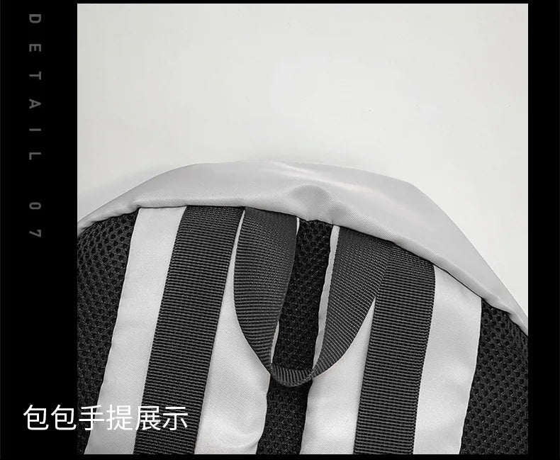 Backpack men and women cool backpack leisure junior high school students backpack personality skateboard